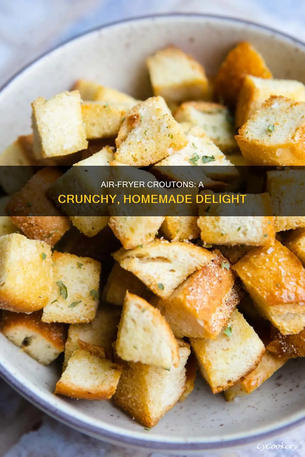 how to make your own croutons in air fryer