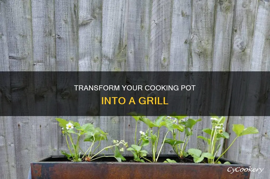 how to make your own grill with cooking pot