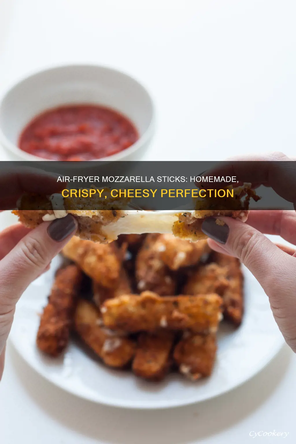 how to make your own mozzarella sticks in air fryer