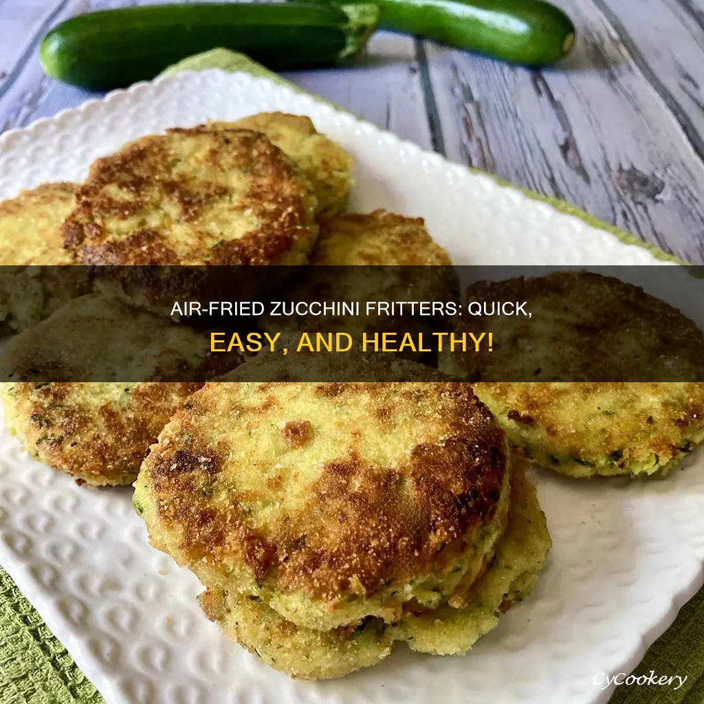 how to make zucchini fritters in air fryer