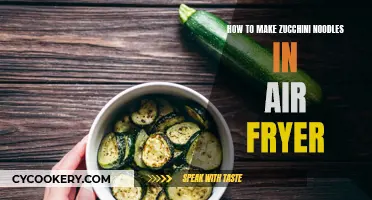 Air-Fryer Zucchini Noodles: Quick, Easy, and Healthy!