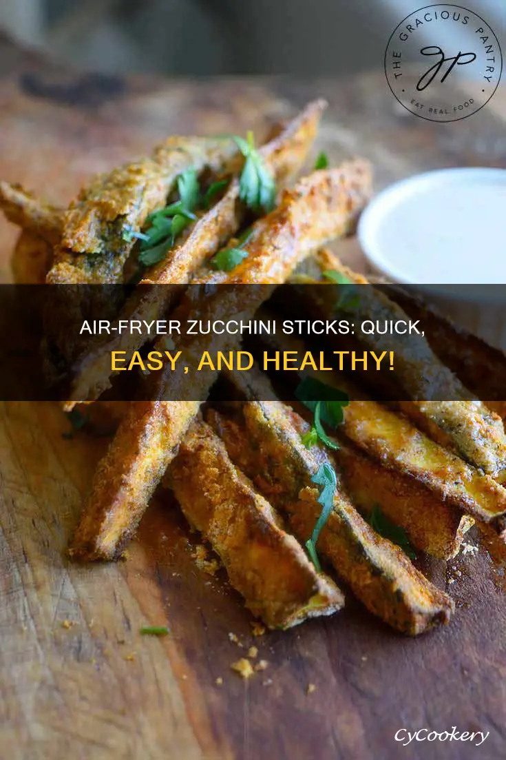 how to make zucchini sticks in air fryer