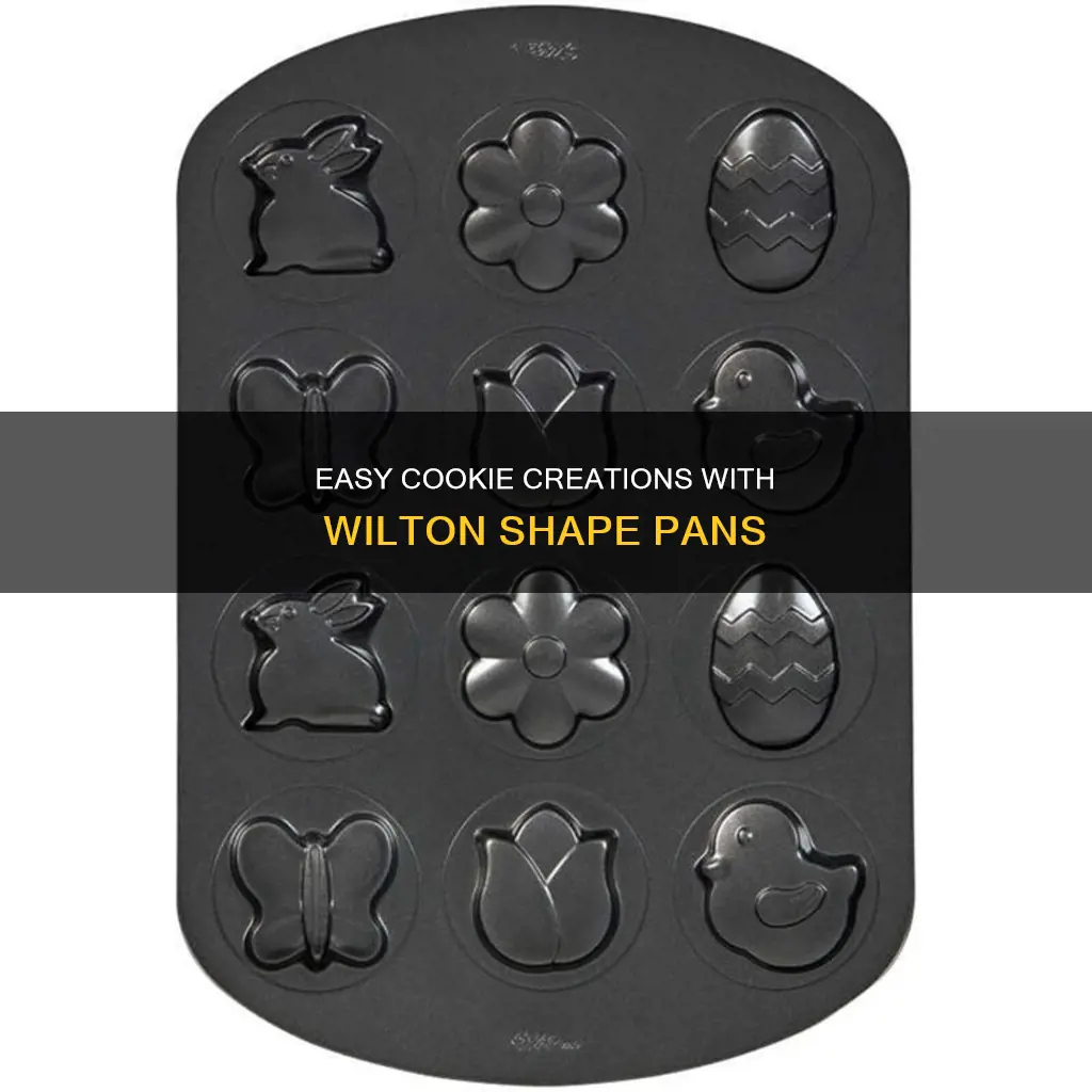 how to makw cookies with wilton shapw pan
