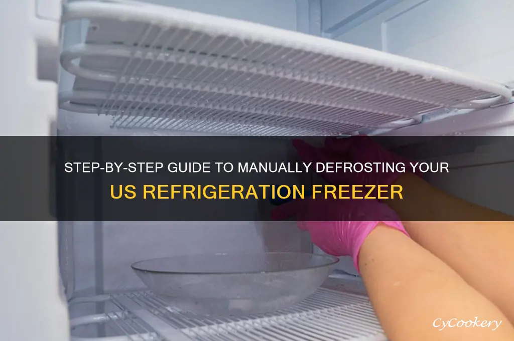 how to manual defrost us refrigeration freezer