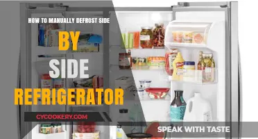 Efficiently Defrosting Your Side-by-Side Refrigerator: A Step-by-Step Guide