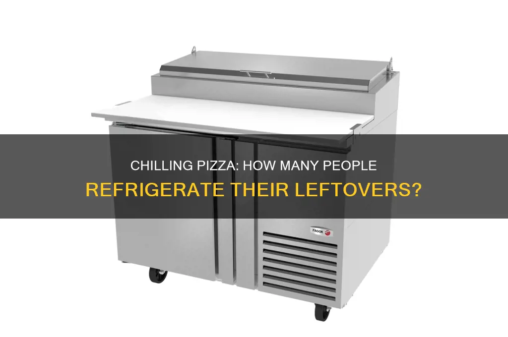 how to many people refrigerate their pizza