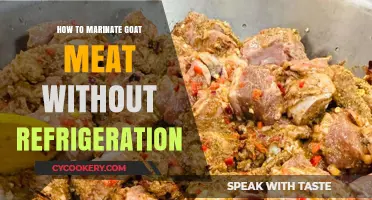 Safe Goat Meat Marinating: Tips for No-Refrigeration Preparation