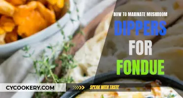 Marinating Mushrooms: The Perfect Fondue Dipper