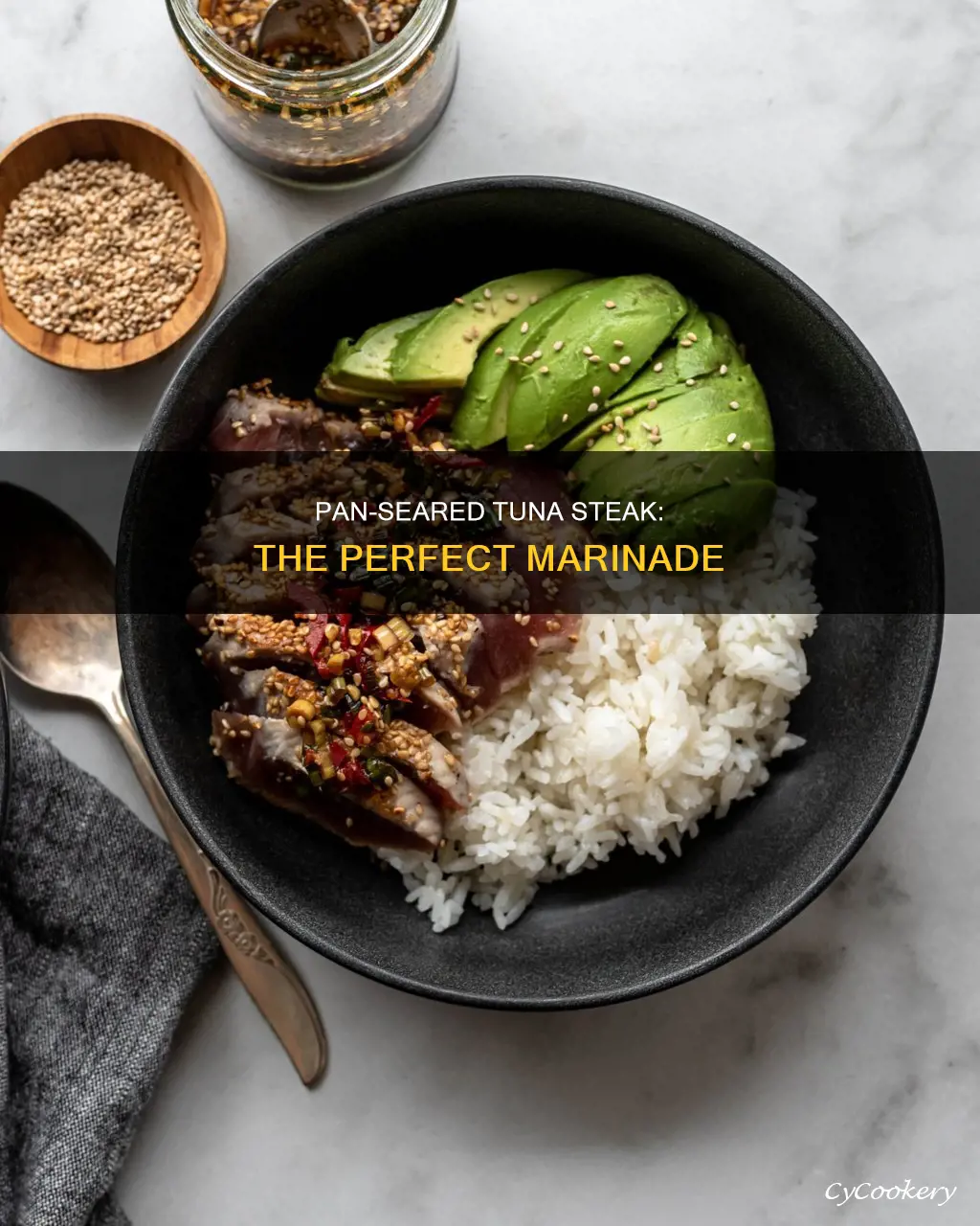 how to marinate tuna steak for pan
