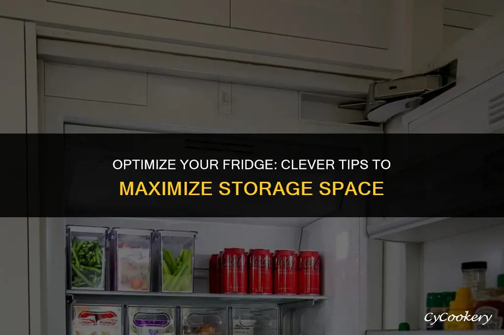 how to maximize the space in my refrigerator