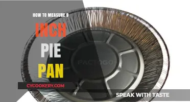 Measuring Pie Pans: 9-Inch Perfection