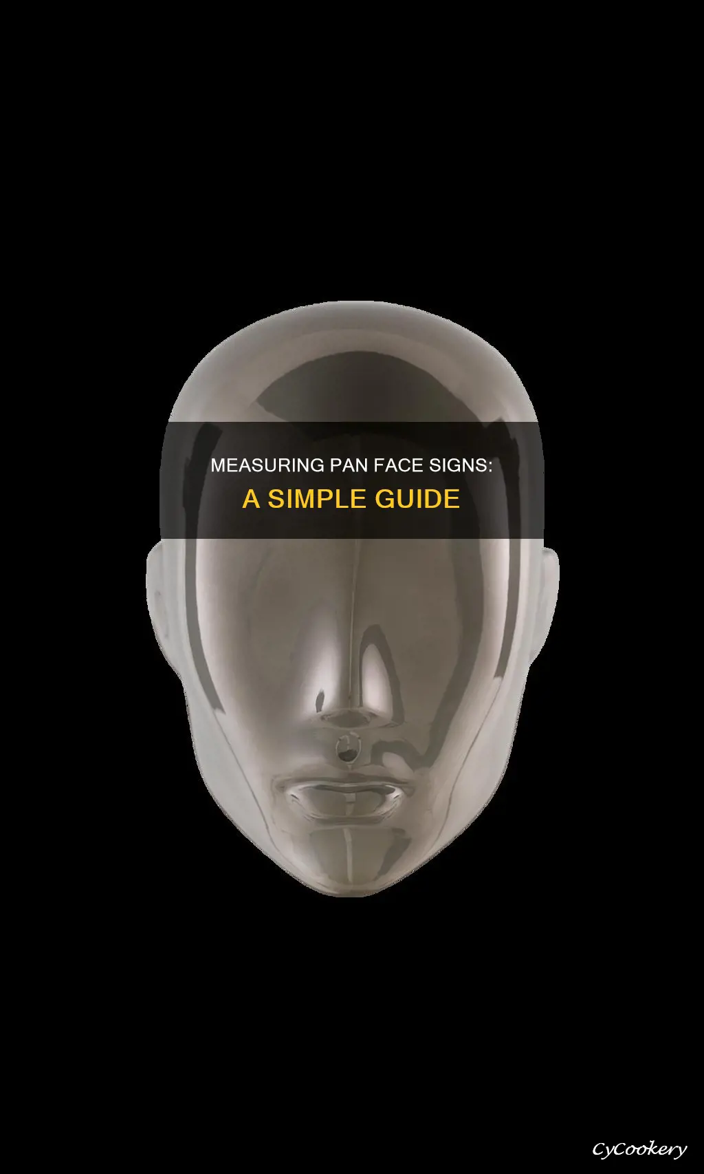 how to measure a pan face sign