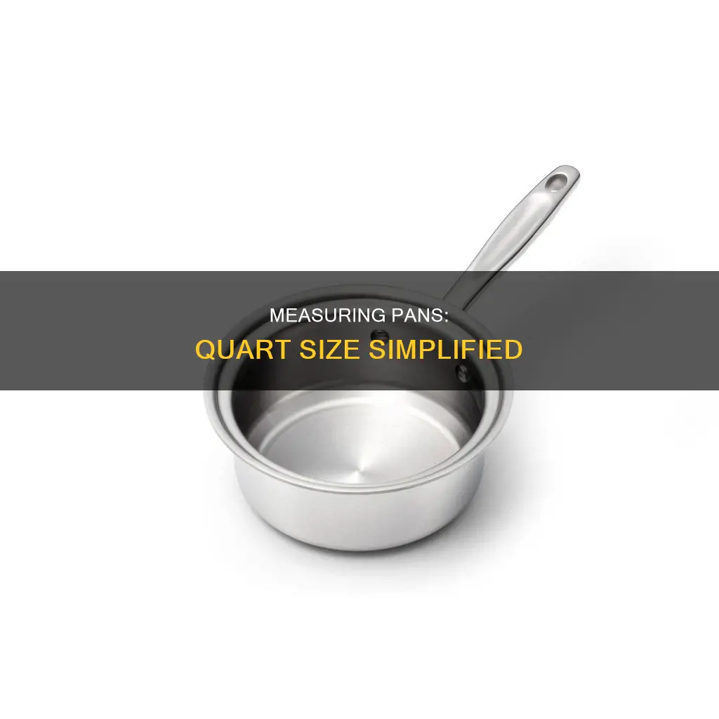 how to measure a pan in quart