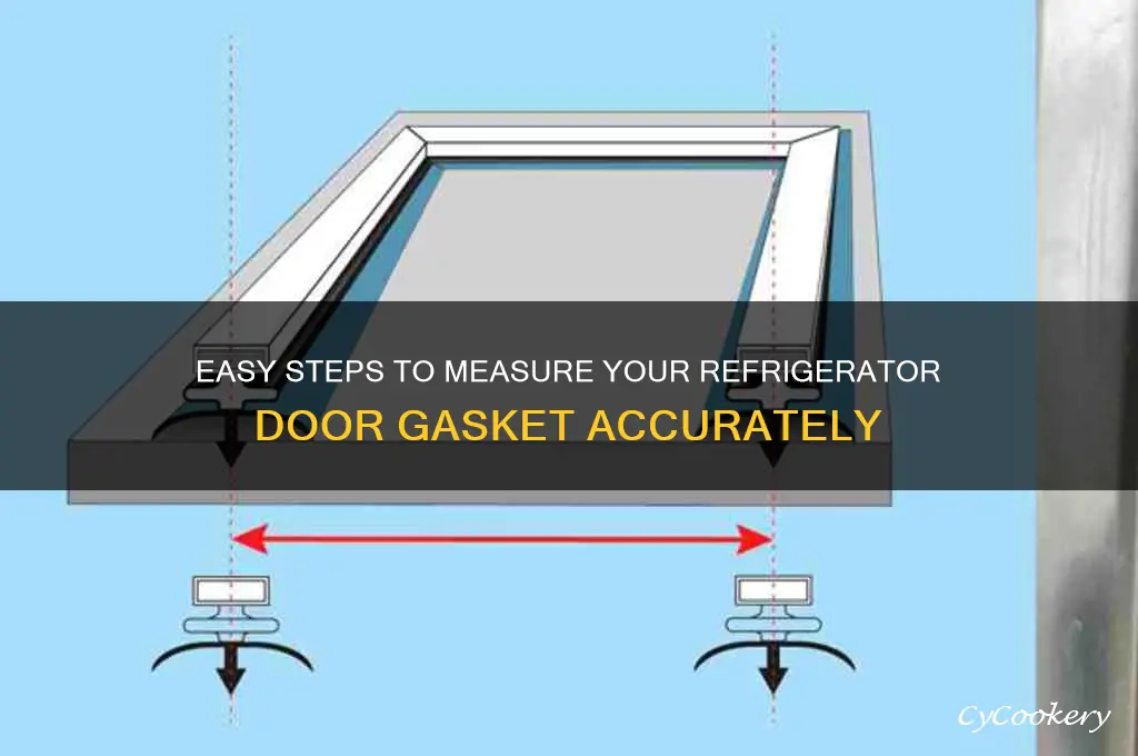 how to measure a refrigerator door gasket