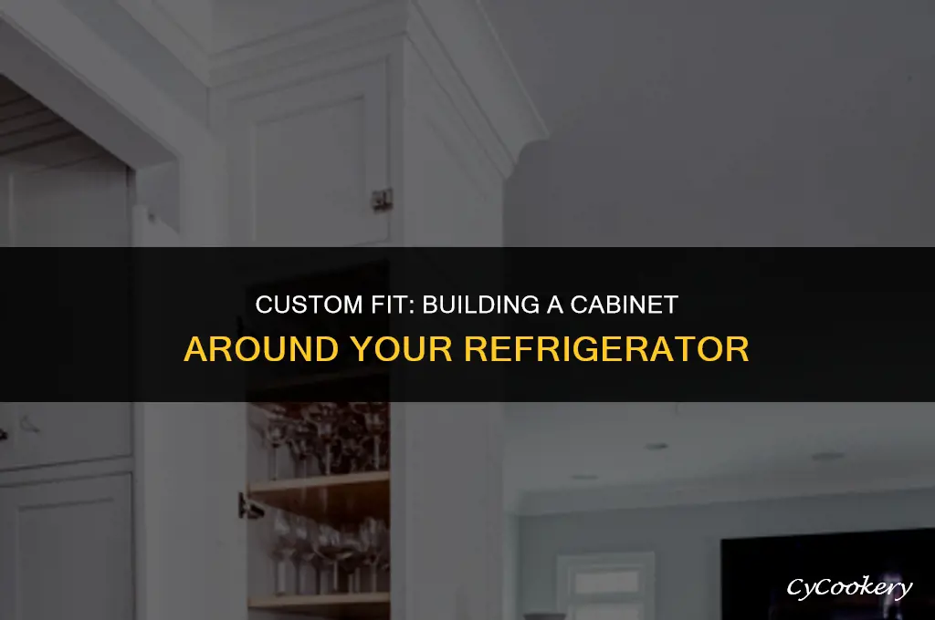 how to measure build a cabinet around a refrigerator