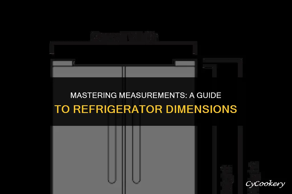 how to measure depth width and height on refrigerator