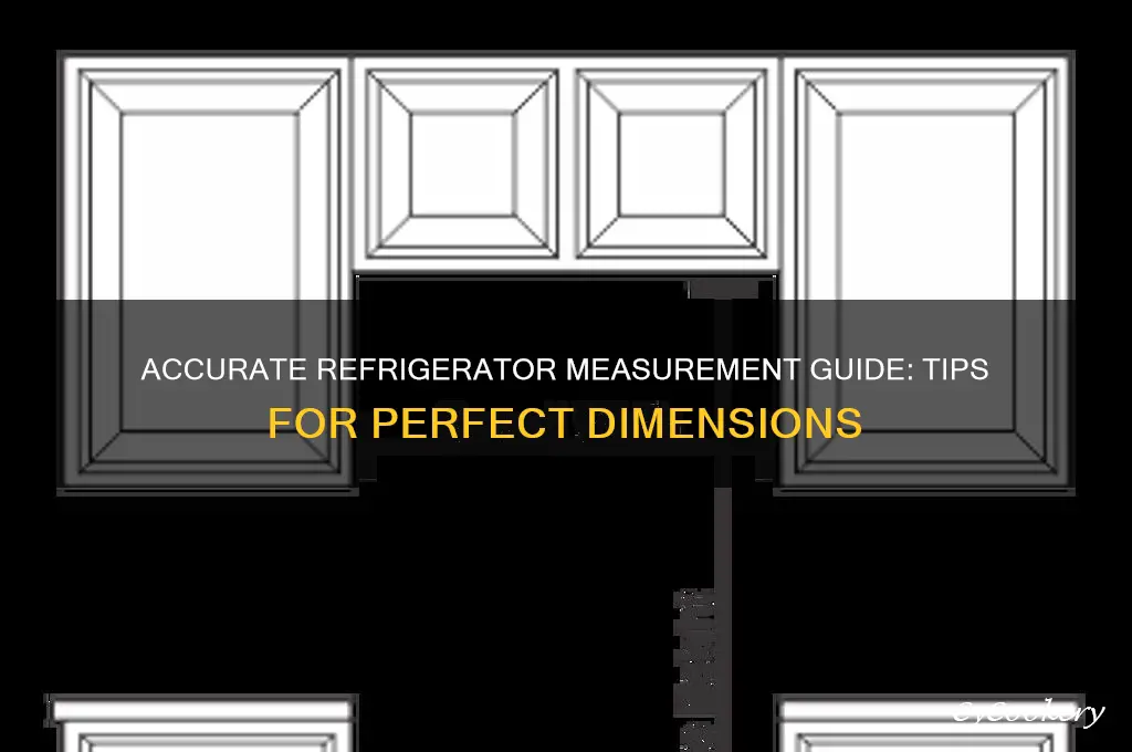 how to measure dimensions of a refrigerator