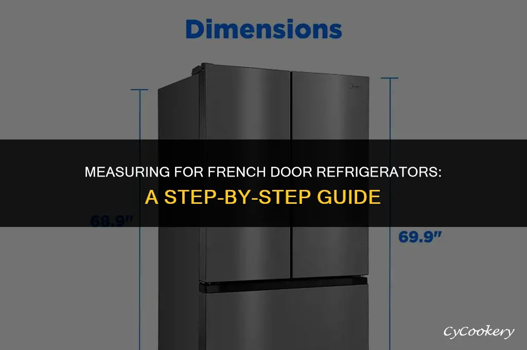 how to measure for a refrigerator french doors