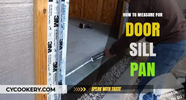 Door Sill Pan: Measure for a Perfect Fit