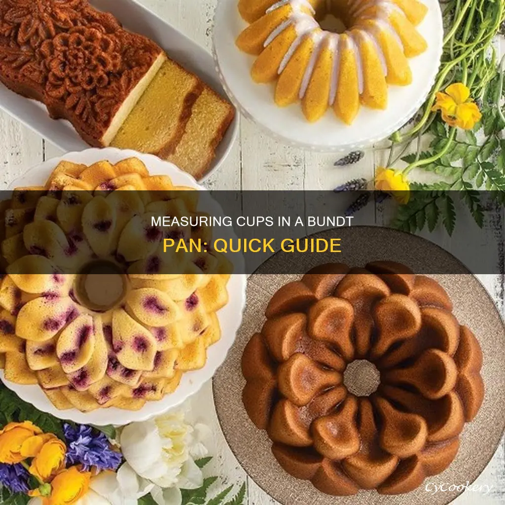 how to measure how many cups in a bundt pan