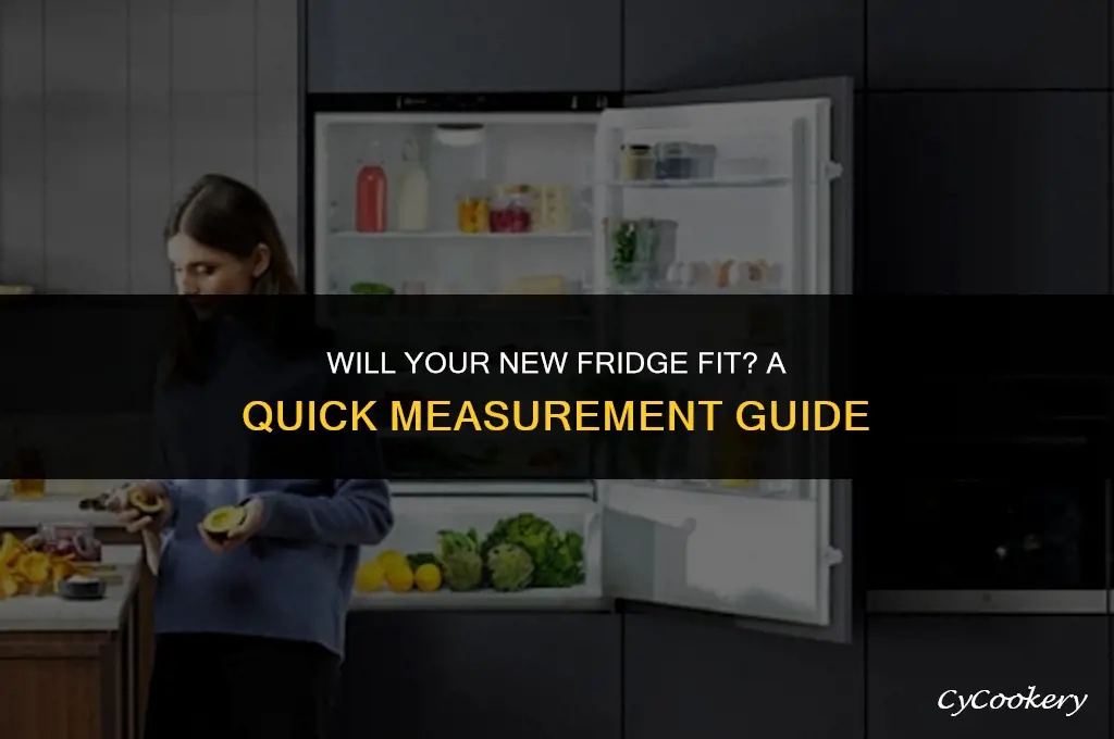 how to measure if a refrigerator will fit