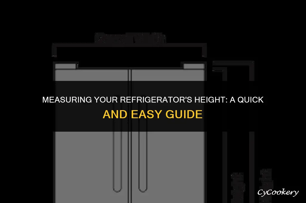 how to measure the height of a refrigerator