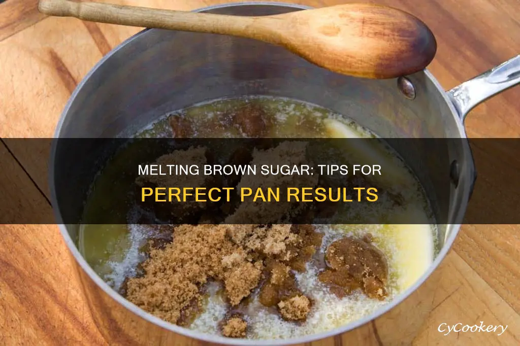 how to melt brown sugar in a pan