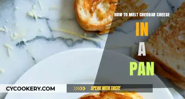 Melting Cheddar Cheese: A Quick Pan Method