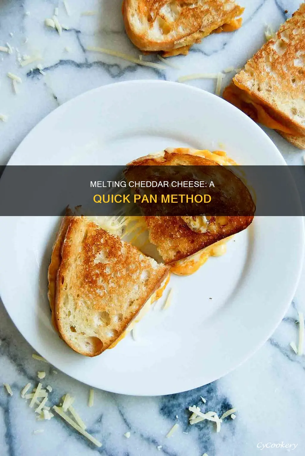 how to melt cheddar cheese in a pan