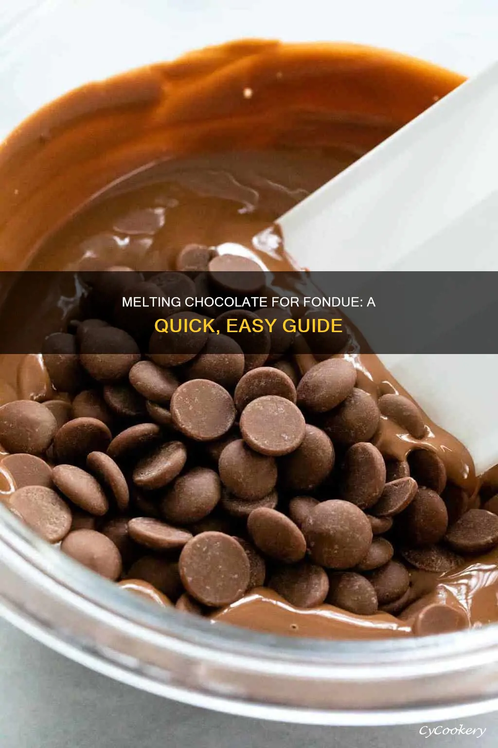 how to melt chocolate for chocolate fondue