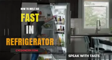 Quickly Melt Ice in Your Fridge: Simple and Effective Methods