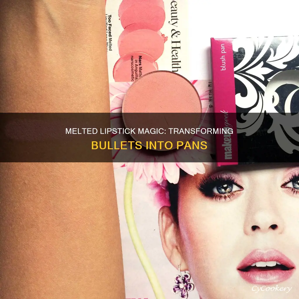 how to melt lipstick into pans