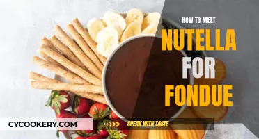 Melting Nutella Fondue: A Quick, Easy, and Delicious Treat