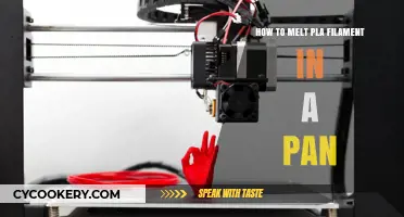 Melting PLA Filament: A Quick and Easy Pan Method