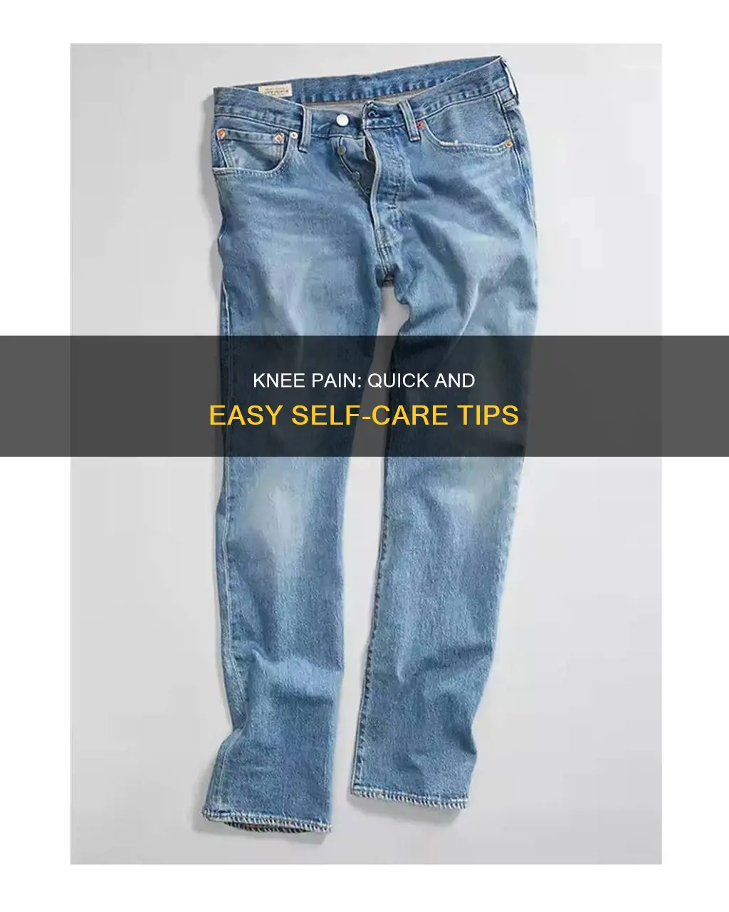 how to mend knee pan