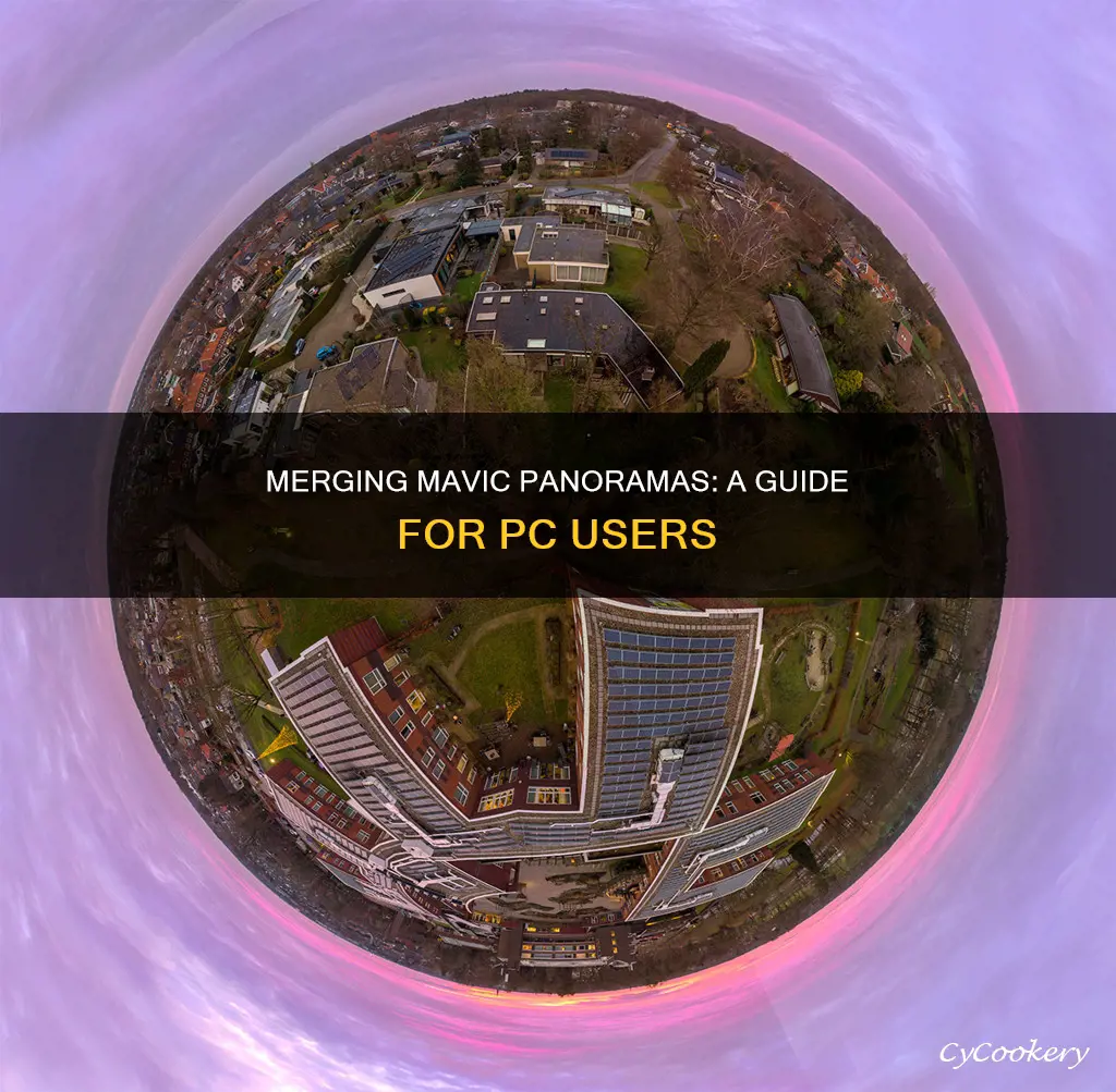 how to merge mavic pano on pc