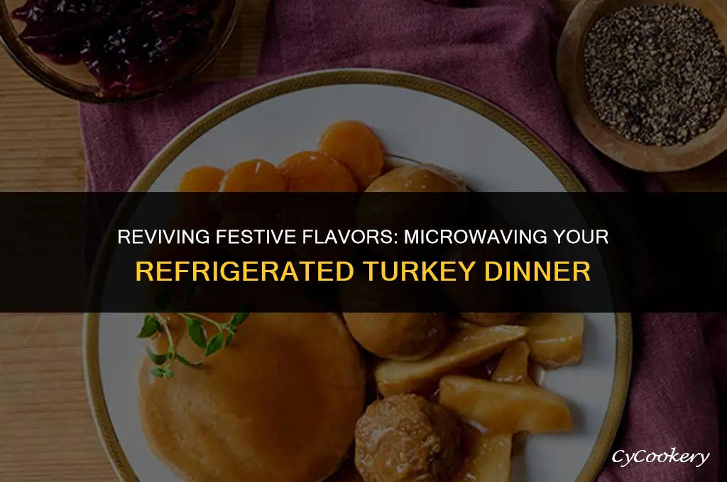 how to microwave a refrigerated complete turkey dinner