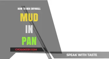 Mixing Drywall Mud: Pan Preparation Techniques