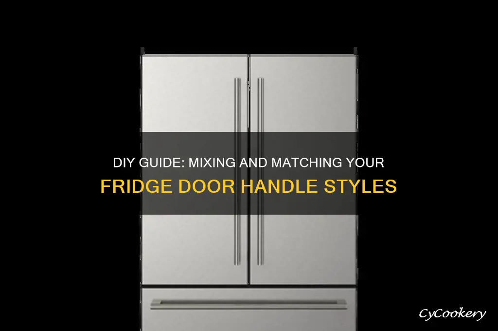 how to mix my refrigerator door handle
