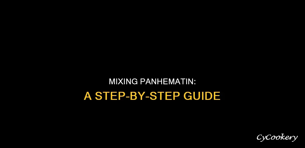 how to mix pan hematin