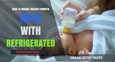Blending Freshly Pumped Milk with Refrigerated: A Guide for New Moms