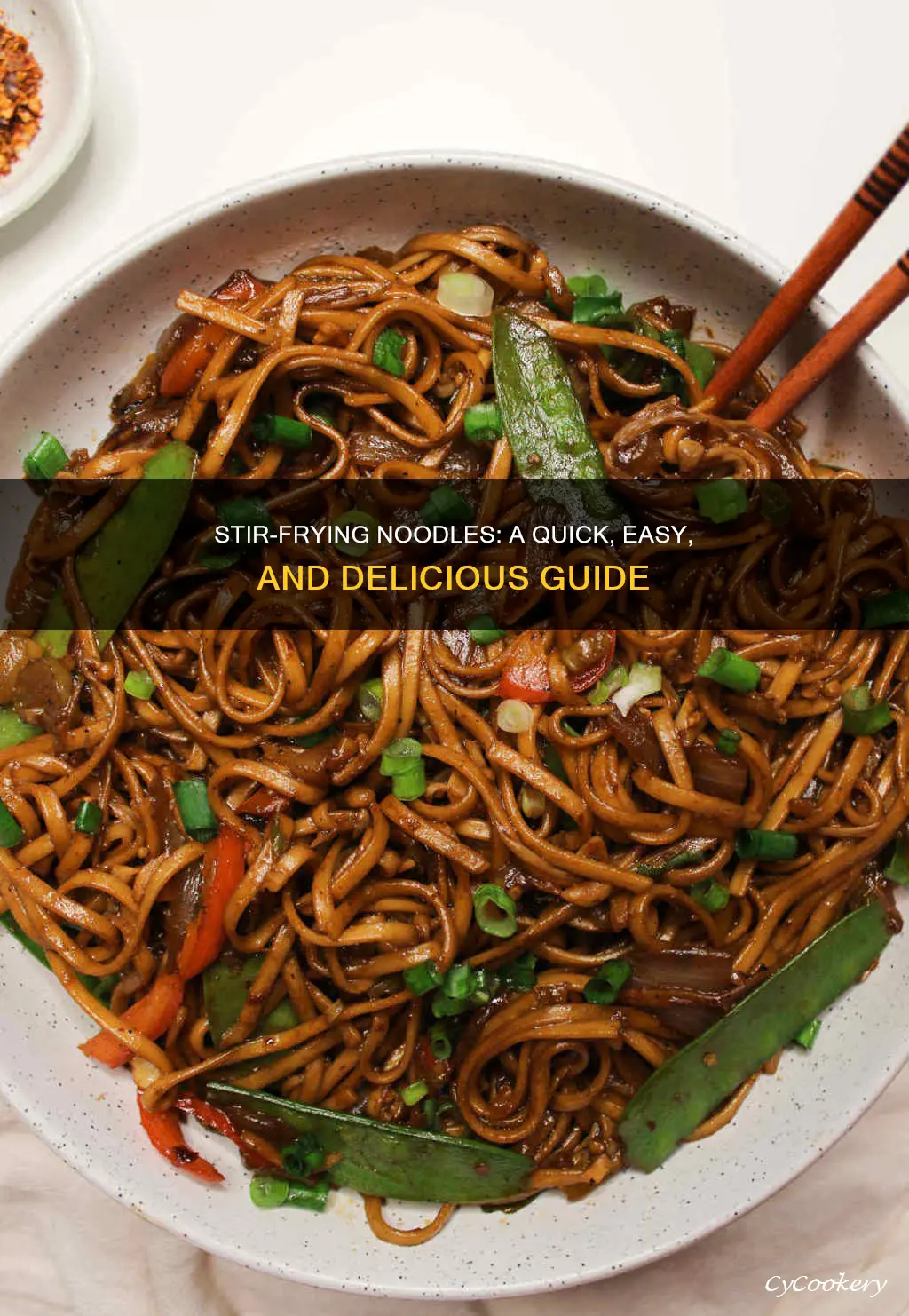 how to mkae pan fired noodles