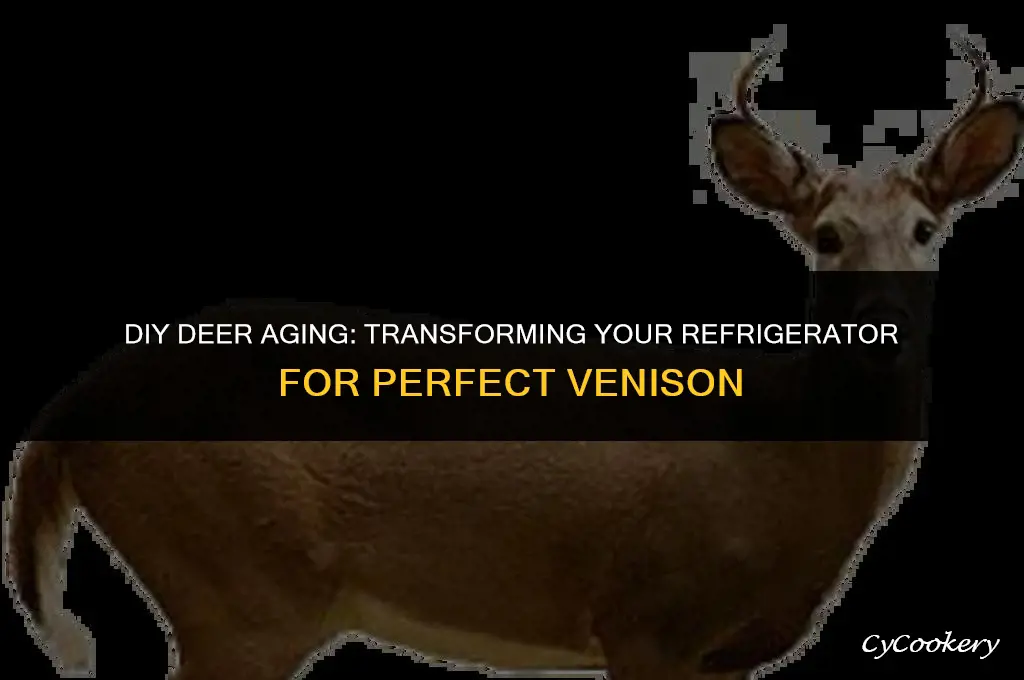 how to modify a refrigerator to age deer