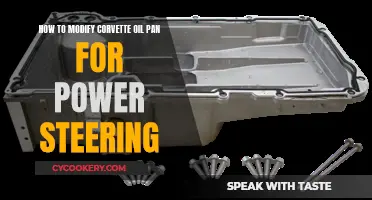 Corvette Oil Pan Modification for Power Steering