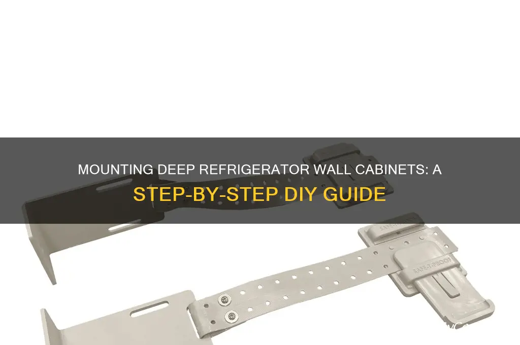 how to mount deep refrigerator wall cabinet