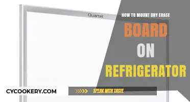Easy Steps to Mount a Dry Erase Board on Your Refrigerator