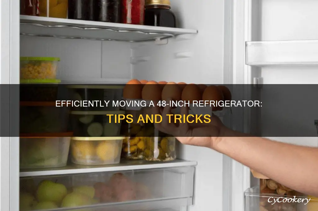 how to move a 48 inch refrigerator