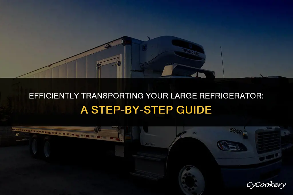how to move a big refrigerator in a truck