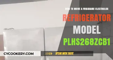 Efficiently Relocating Your Frigidaire Electrolux PLHS268ZCB1 Refrigerator: A Step-by-Step Guide
