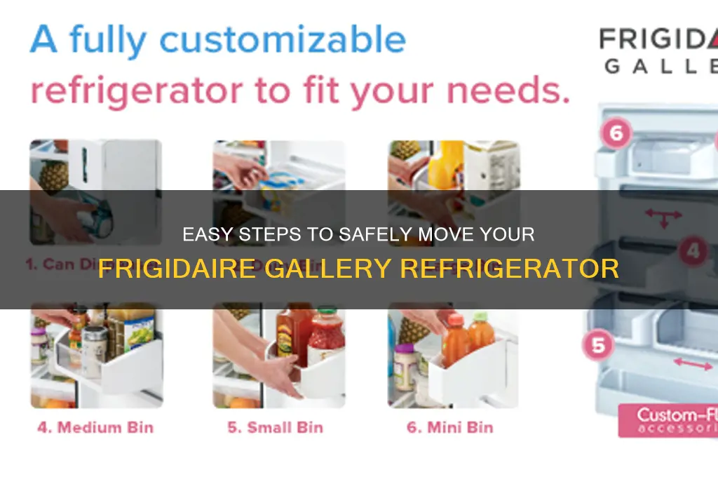 how to move a frigidaire gallery refrigerator